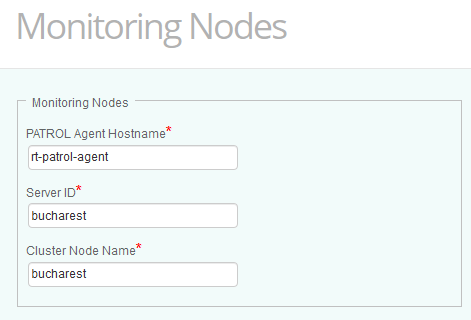 Configuring the Monitoring Node - bucharest 