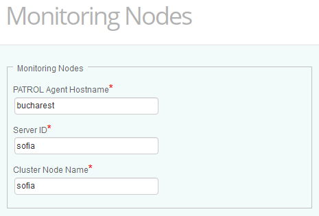 Configuring the Monitoring Node - sofia