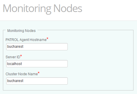 Local Monitoring Method - Configuring the Multi-node Monitoring