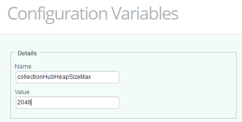 Adding a configuration variable