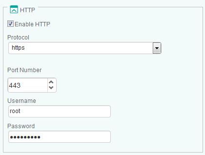 Enabling HTTP
