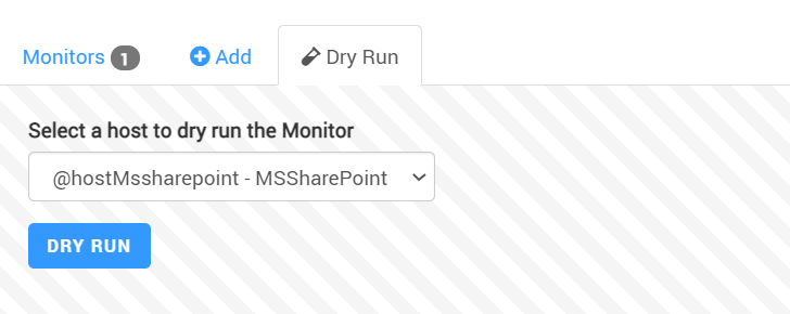 Monitoring SharePoint - Live Testing Monitors Using the Dry Run Feature