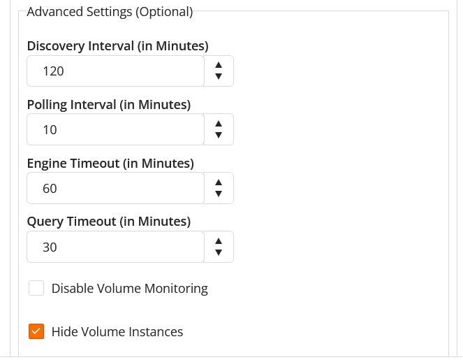 Dell EMC Unity - Configuring the Endpoint Advanced Settings